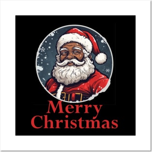 African American Santa, Black Santa Posters and Art